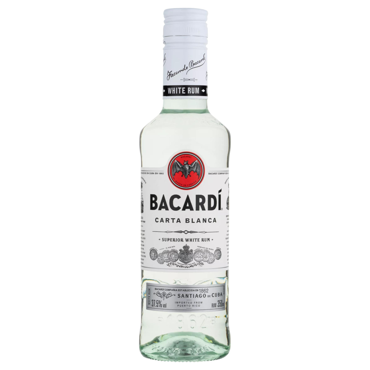 BACARDÍ Carta Blanca Superior White Rum, 35cl