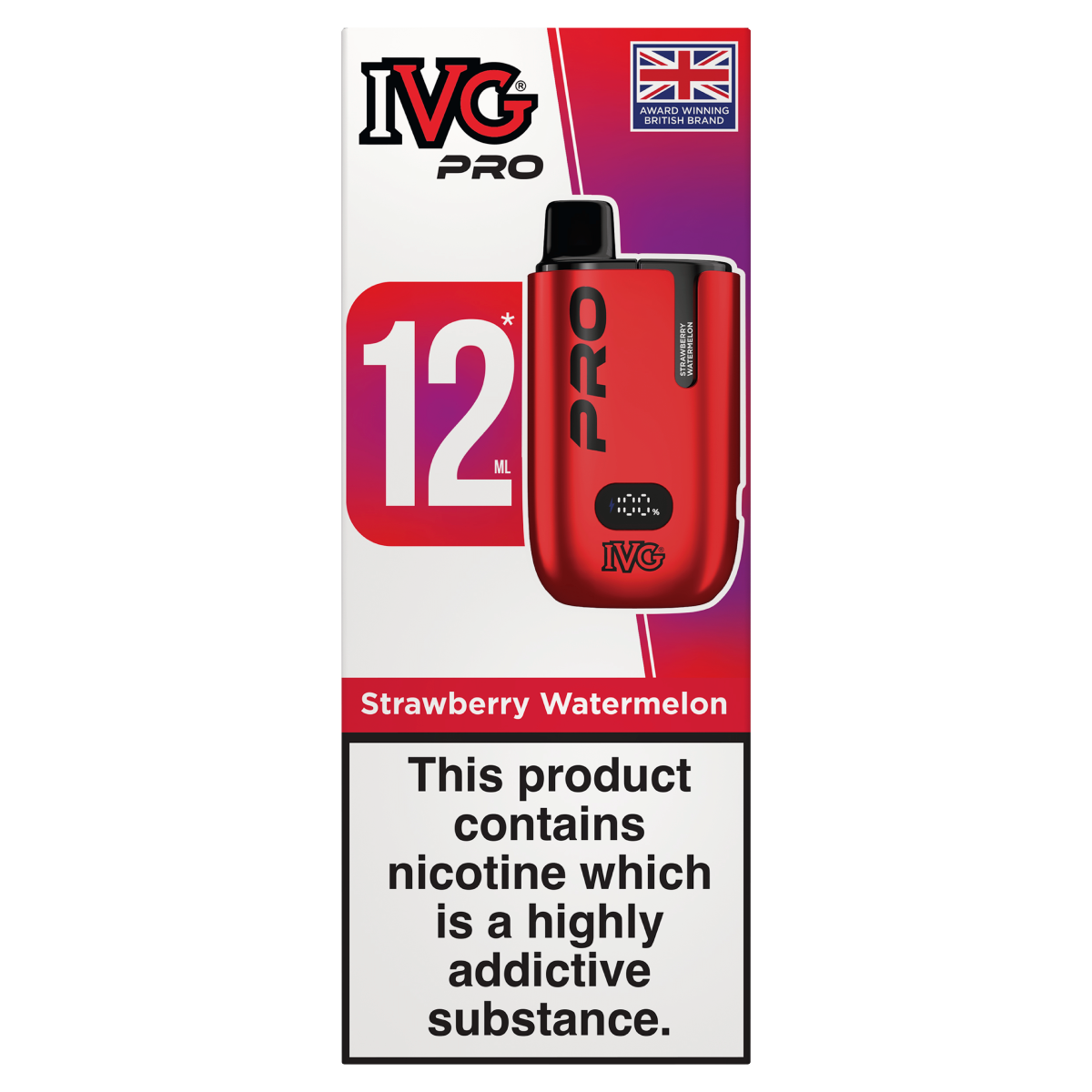 IVG Pro Strawberry Watermelon 12ml