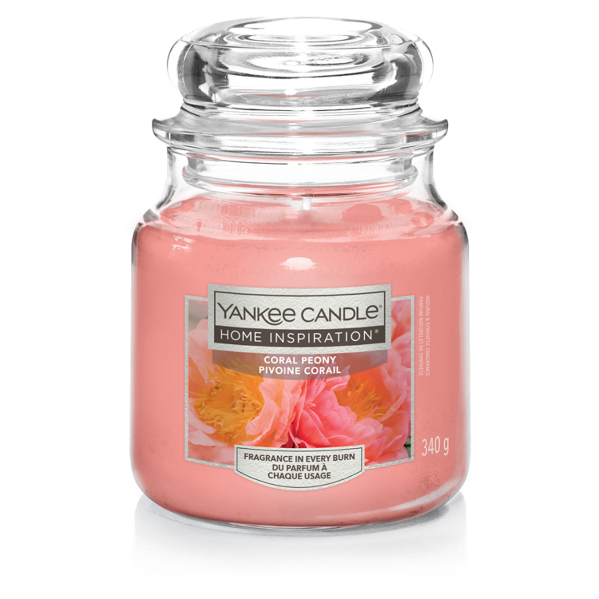 Yankee Medium Jar Candle Coral Peony 340g