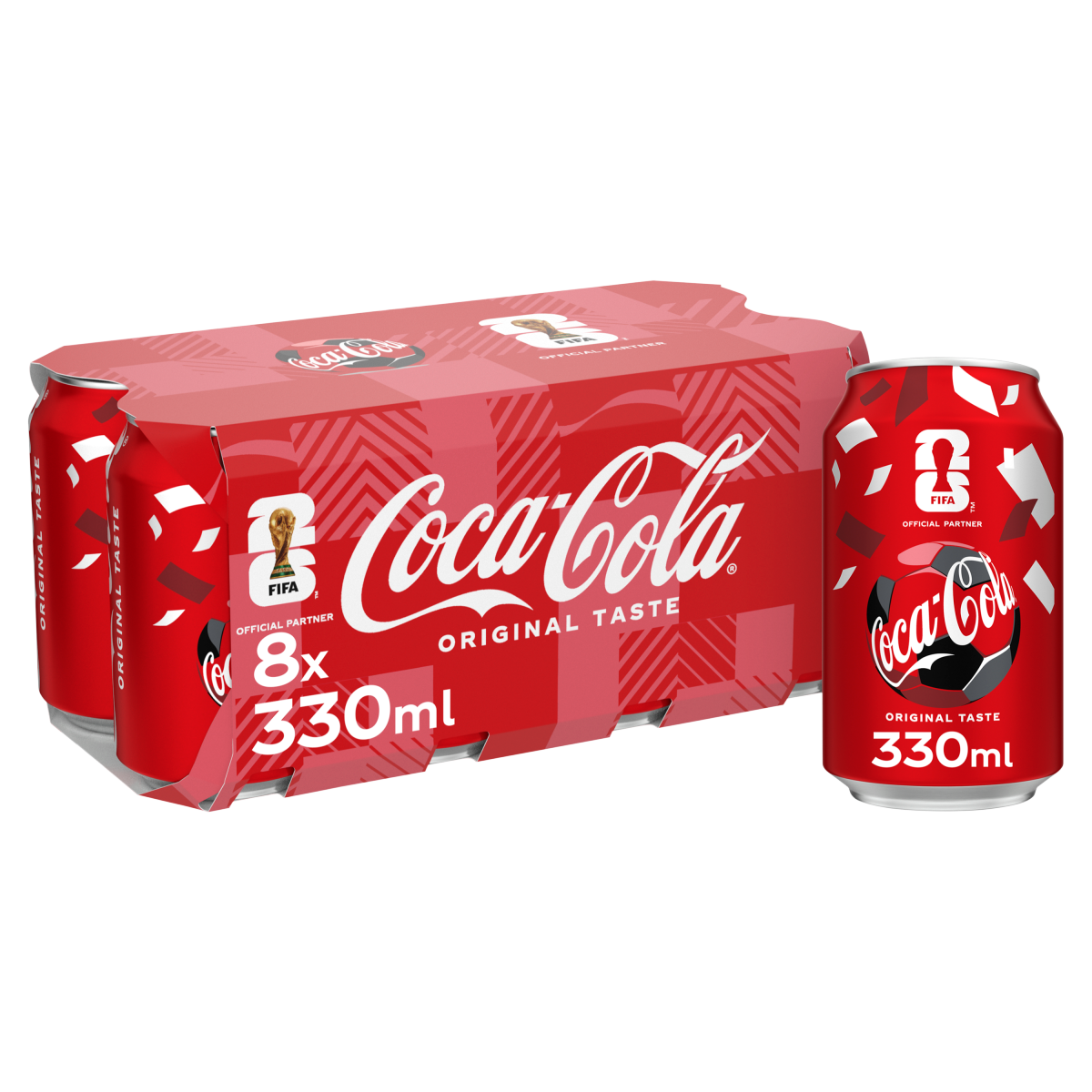 Coca-Cola Original Taste 8 x 330ml Cans