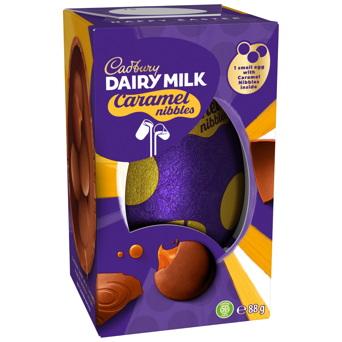 Cadbury Caramel Nibbles Chocolate Easter Egg 88 g