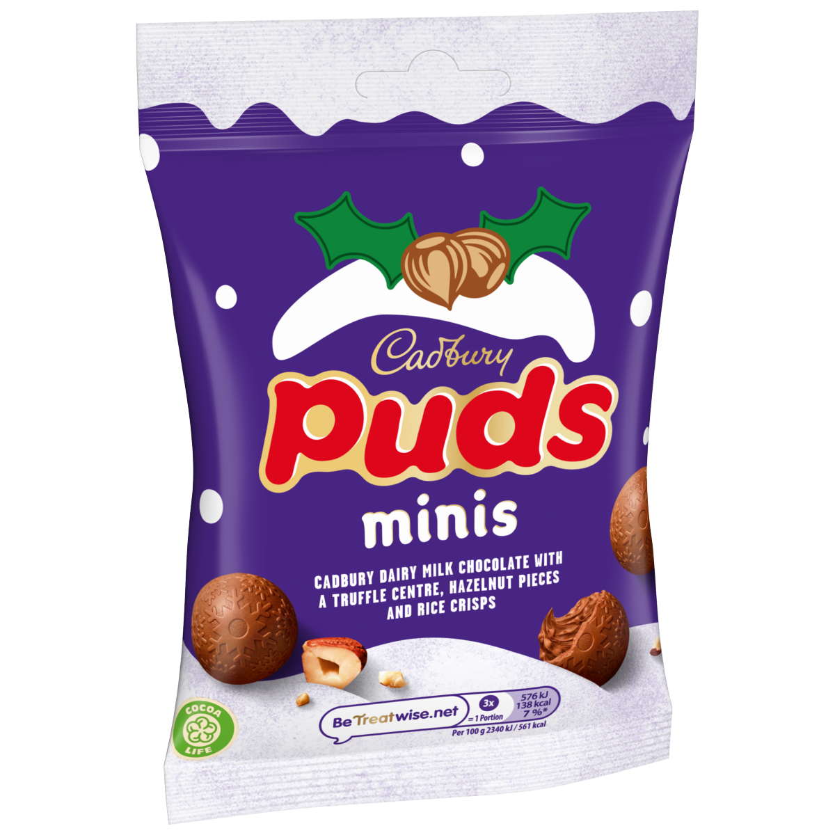 Cadbury Dairy Milk Chocolate Mini Puds Bag 73g