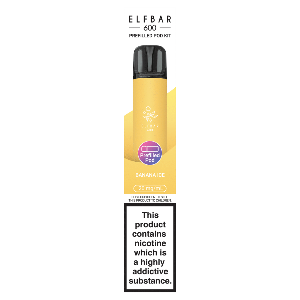 Elfbar 600 Banana Ice Prefilled Pod Kit 20mg/ml