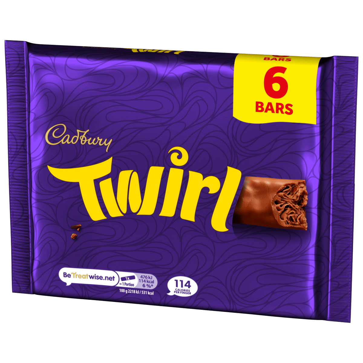 Cadbury Twirl Milk Chocolate 3 Pack Multipack 129 g