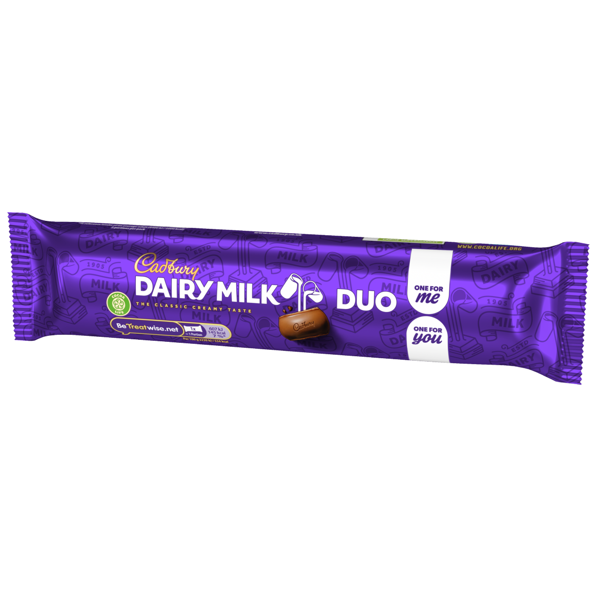 Cadbury Dairy Milk Chocolate Duo Bar 54.4g