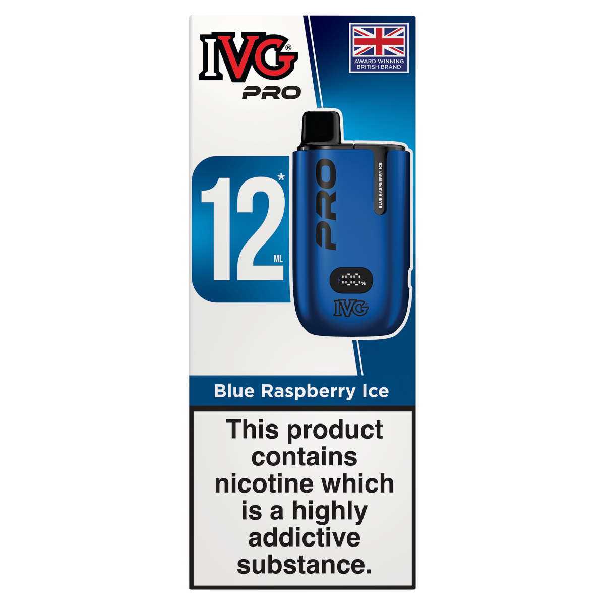 IVG Pro Blue Raspberry Ice 12ml