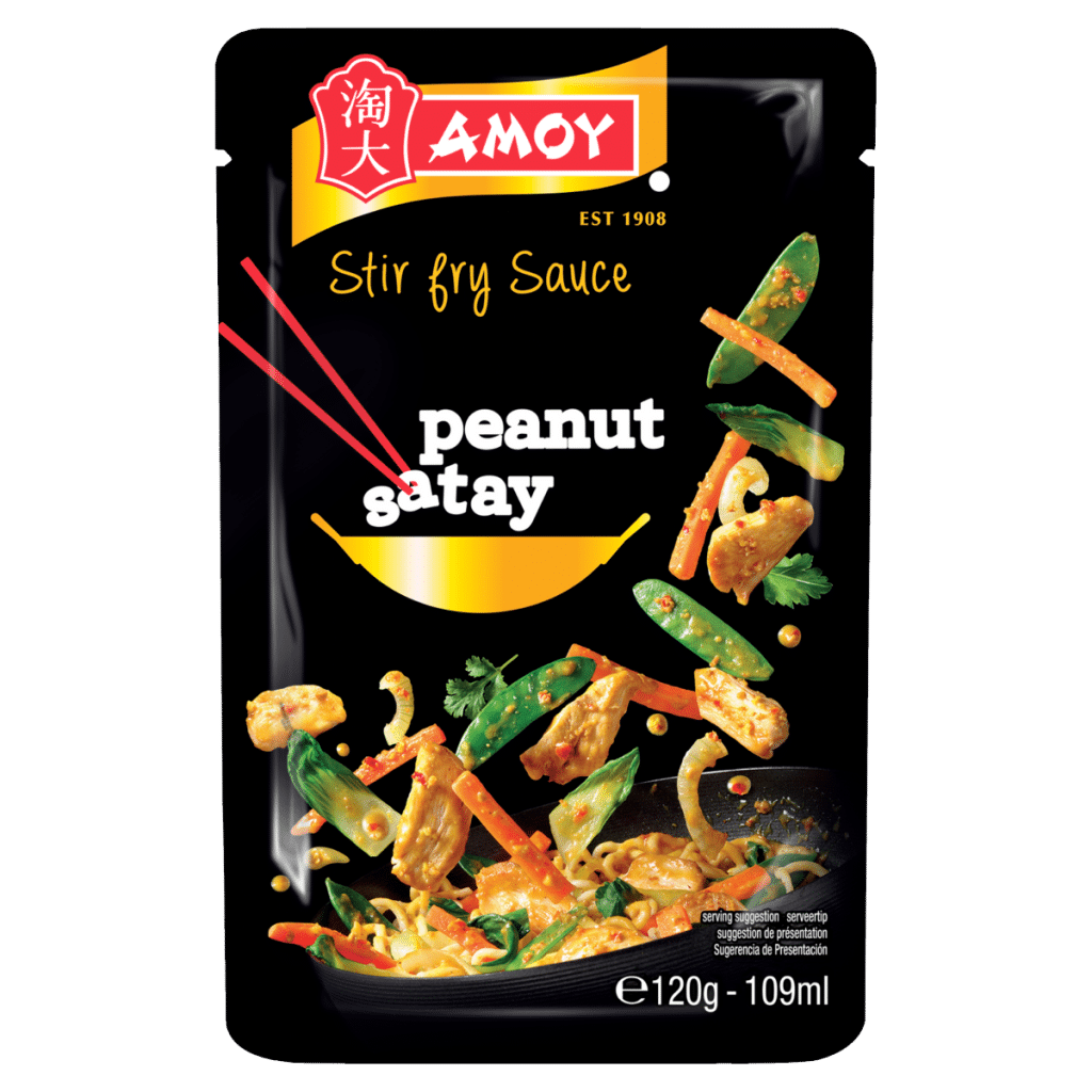 Amoy Peanut Satay Stir Fry Sauce 120g