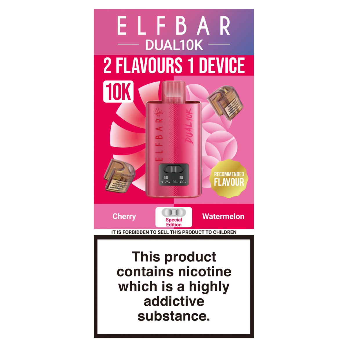 Elfbar Dual 10K 2 Flavours 1 Device Special Edition