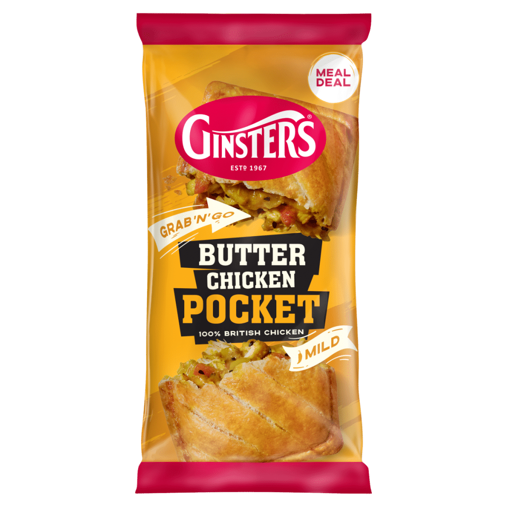 Ginsters Butter Chicken Pocket 100g