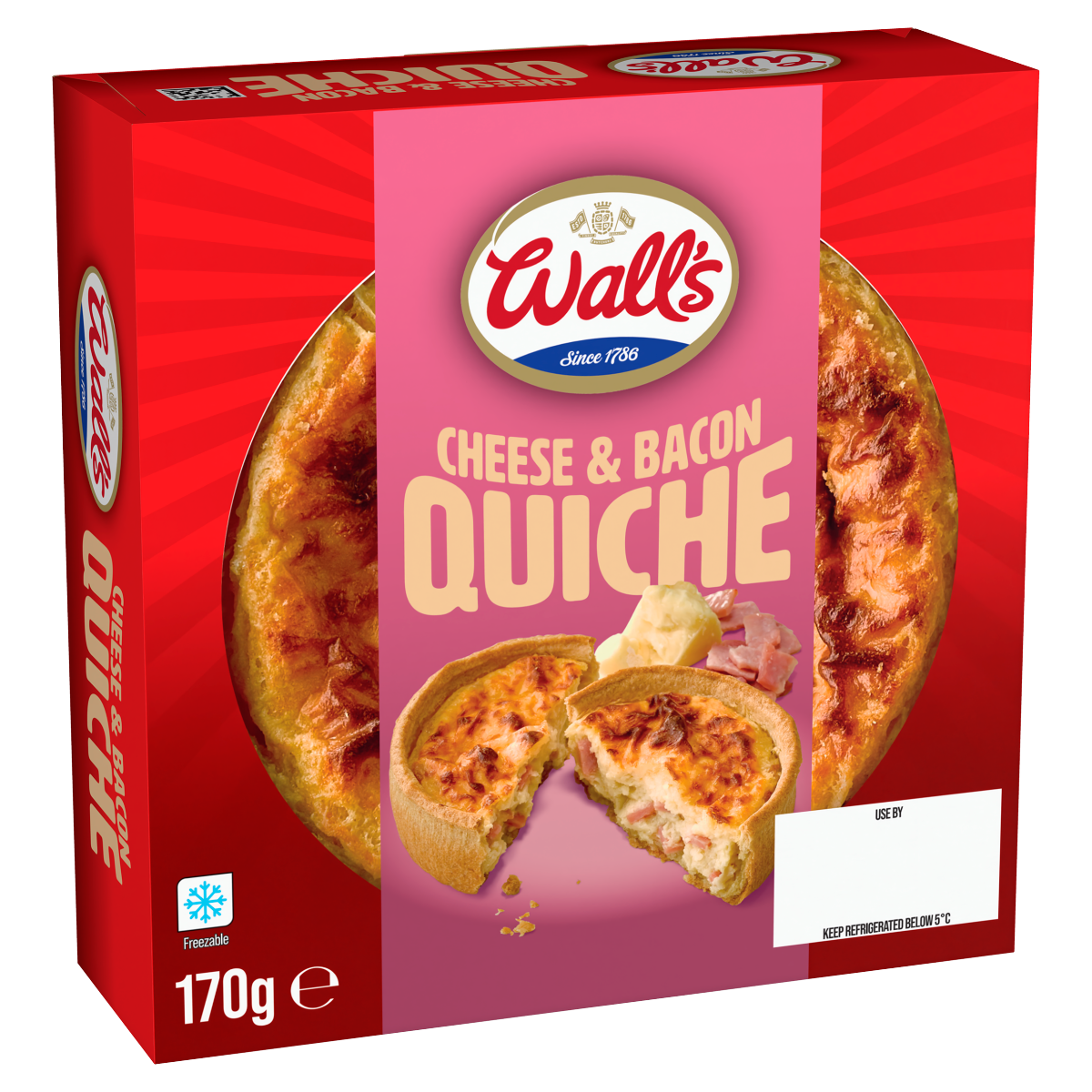 Wall’s Cheese & Bacon Quiche 170g