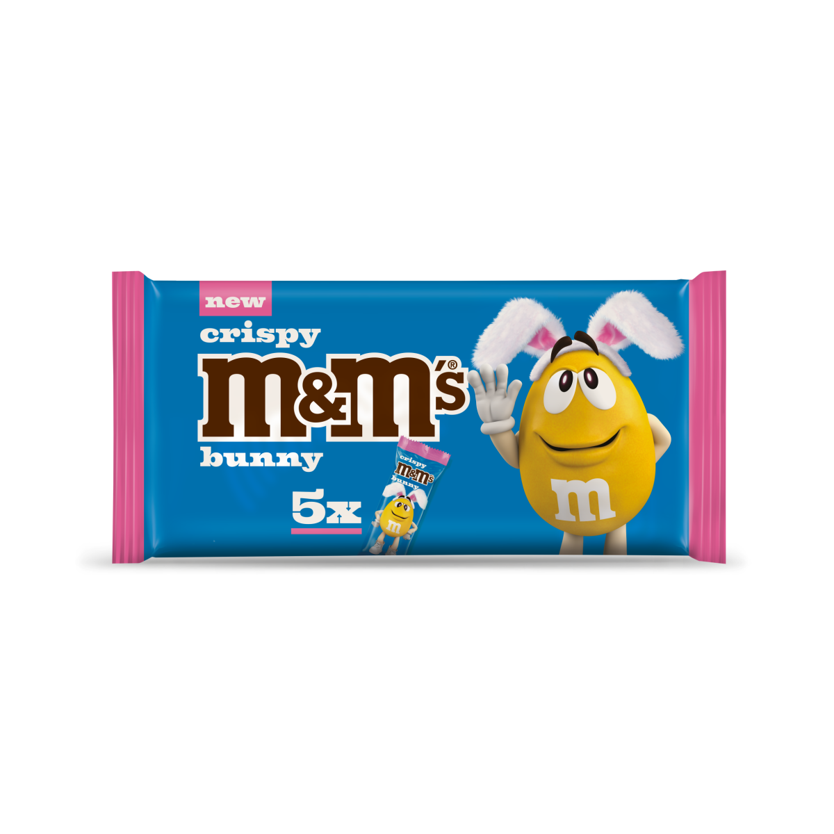 M&M’s Crispy Multipack Chocolate Easter Bunny 5 x 29g