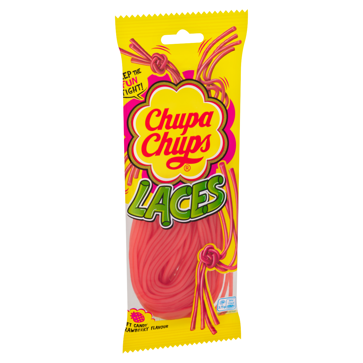 Chupa Chups Laces Soft Candy Strawberry Flavour 90g