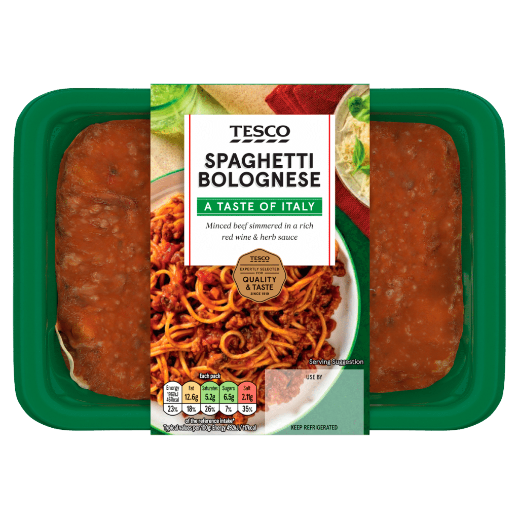 Tesco Spaghetti Bolognese 400g