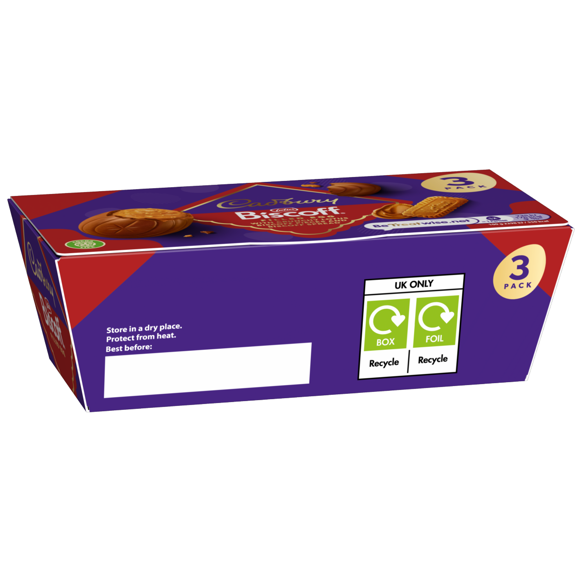 Cadbury Biscoff Egg 3 pack 96 g