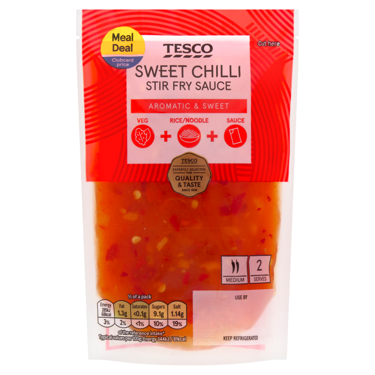 Tesco Sweet Chilli Stir Fry Sauce 165g