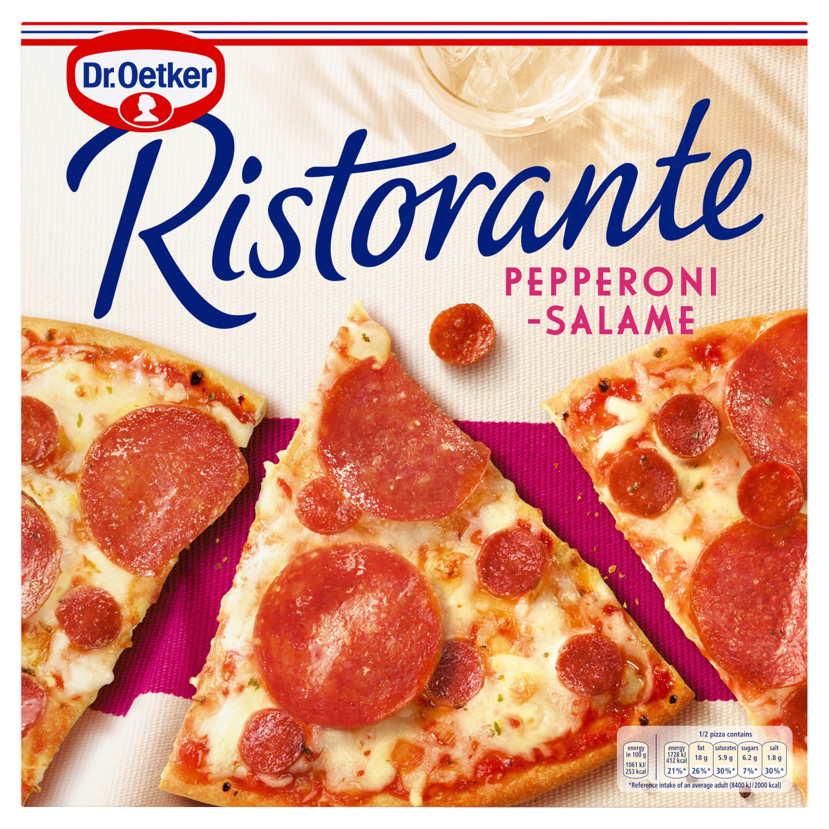 Dr. Oetker Ristorante Pepperoni-Salame Pizza 320g