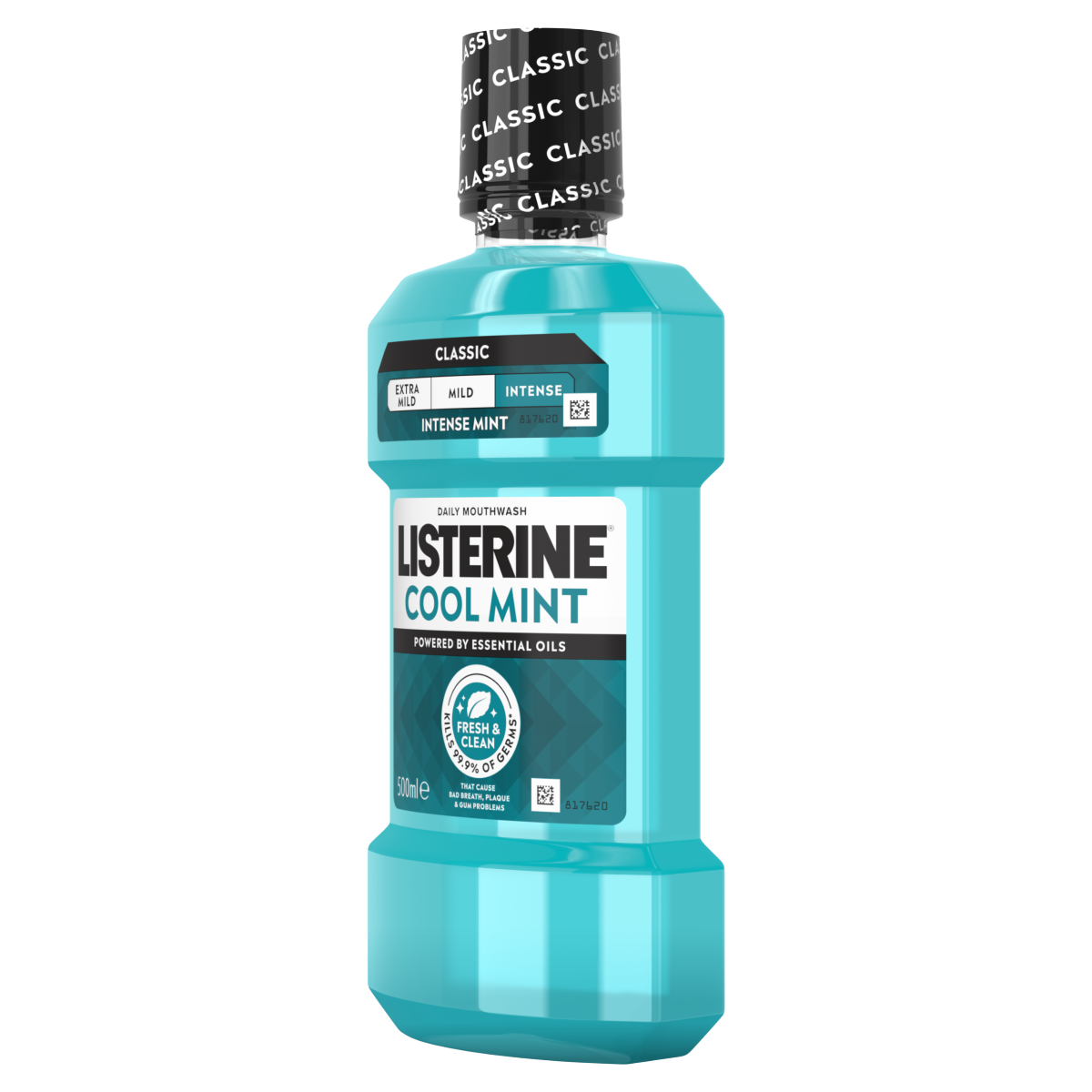 Listerine Cool Mint Intense Taste Classic Mouthwash 500ml
