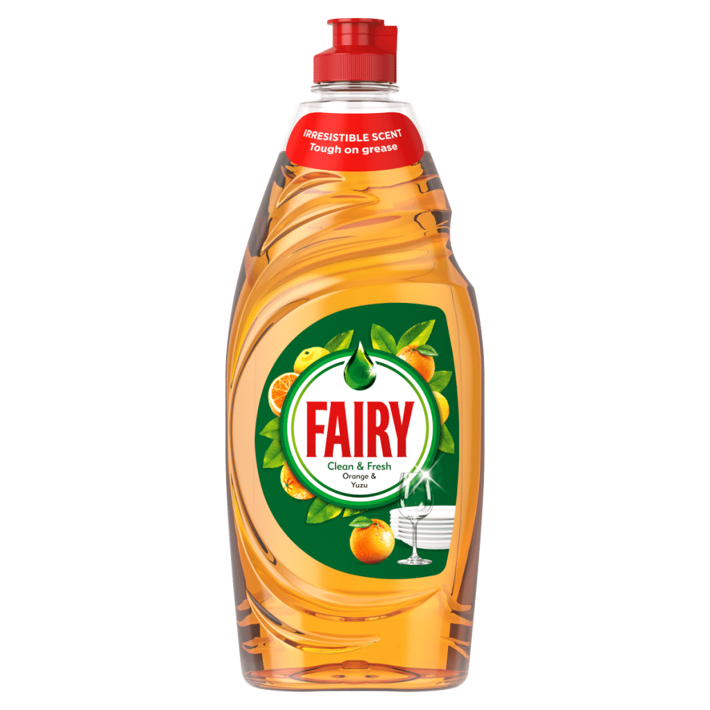 Fairy Clean & Fresh Washing Up Liquid Orange 654ML